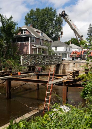 In photos: Keene's Island Street Bridge is removed | City ...