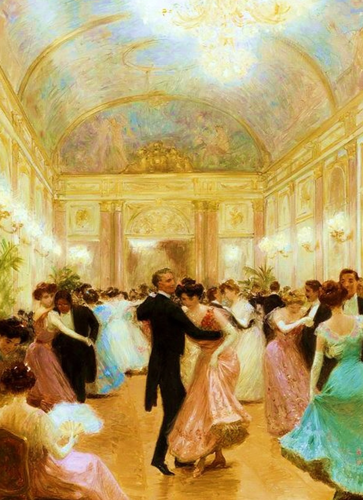 romantic ballroom dance