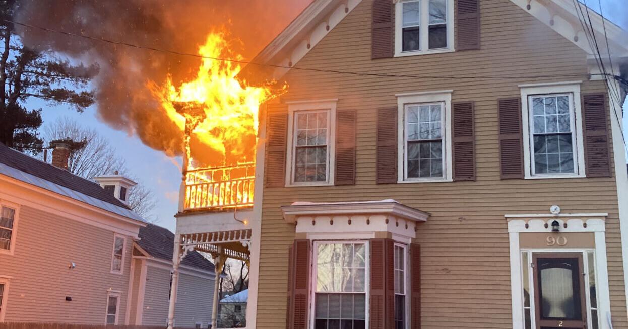 Second-alarm fire displaces four families on Elm Street in Keene