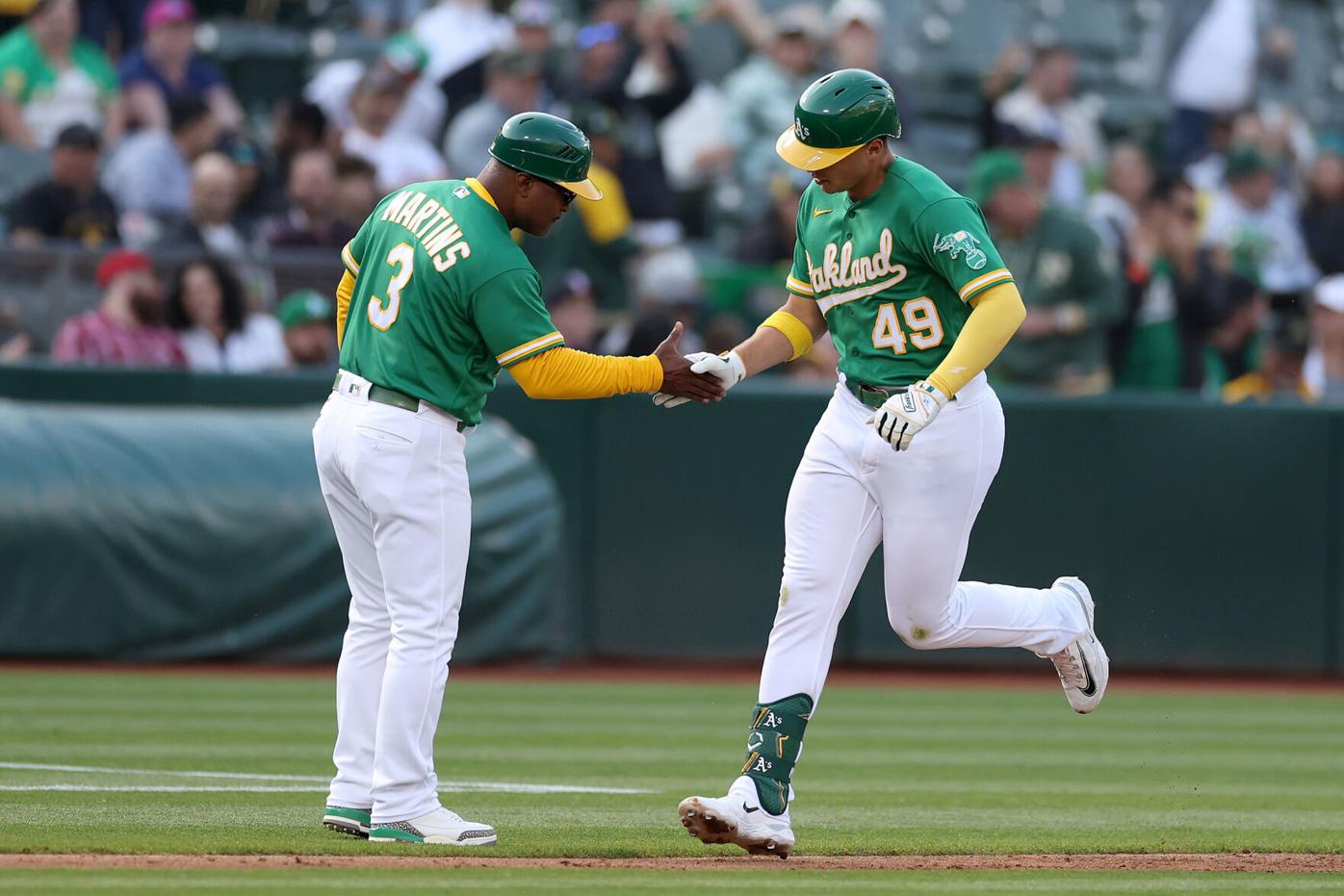 Red Sox bats go cold against A's rookie Luis Medina in chaotic 3-0