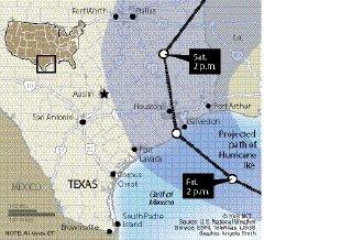 Eyes of Texas on massive Ike | National and World | sentinelsource.com