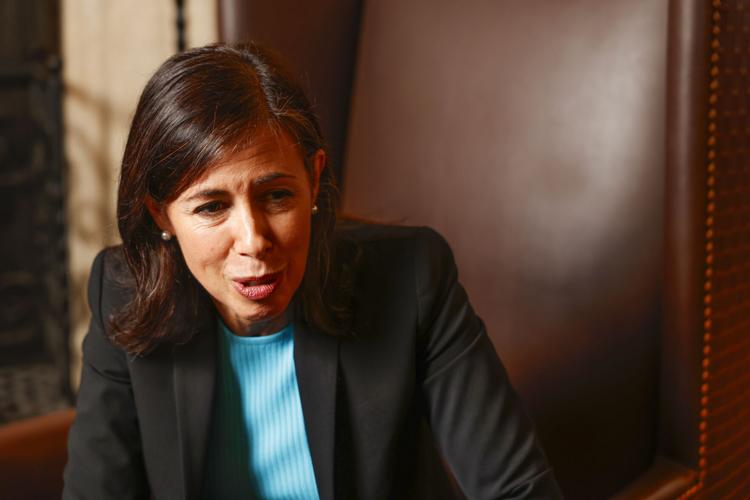 Federal Communications Commission Chairwoman Jessica Rosenworcel in the International House at UC Berkeley