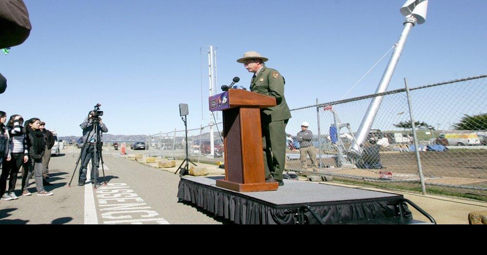 Park Service unveils turbines and vehicle charging stations San