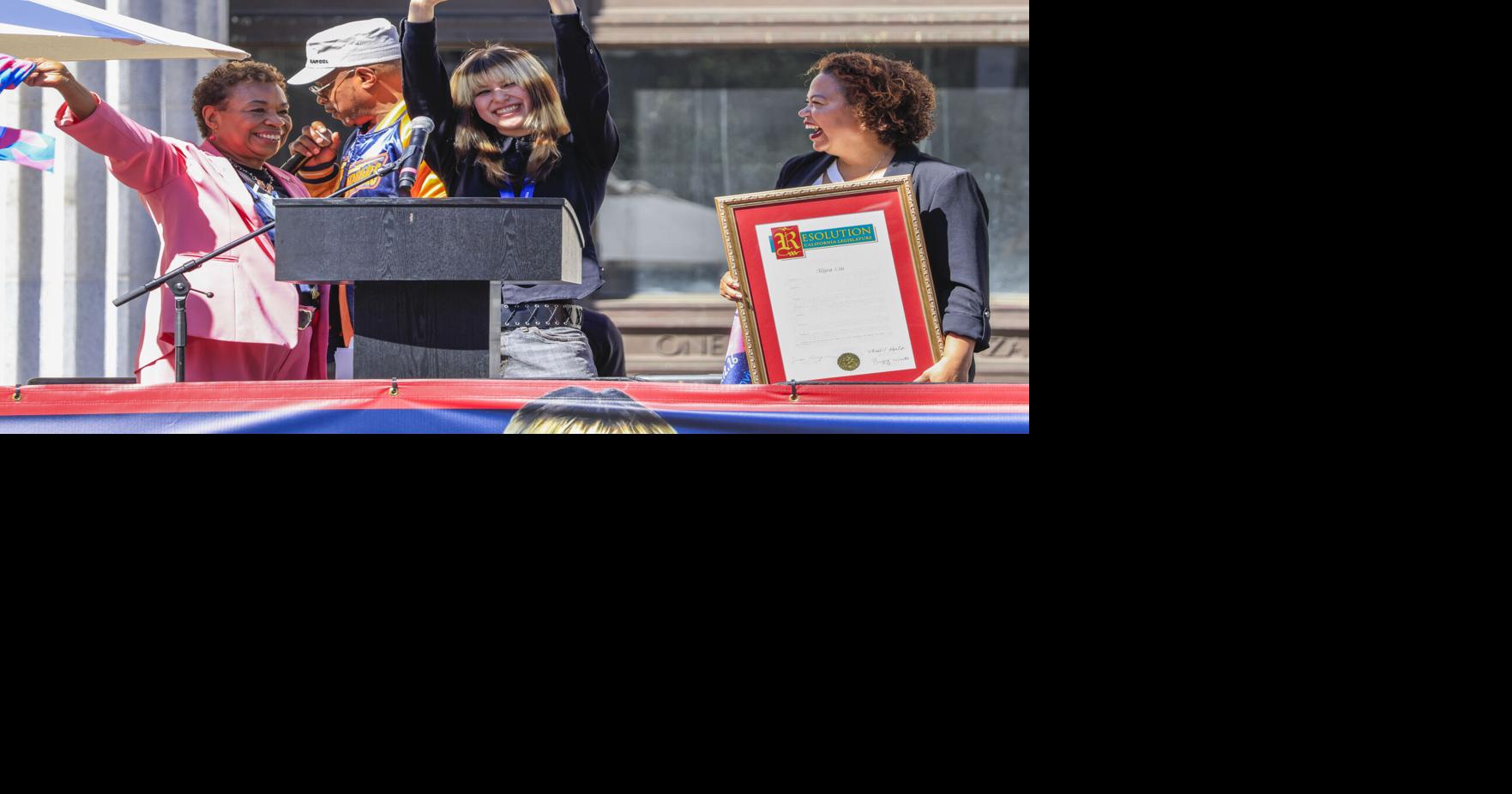 Alysa Liu rally draws Bay Area residents to downtown Oakland ...