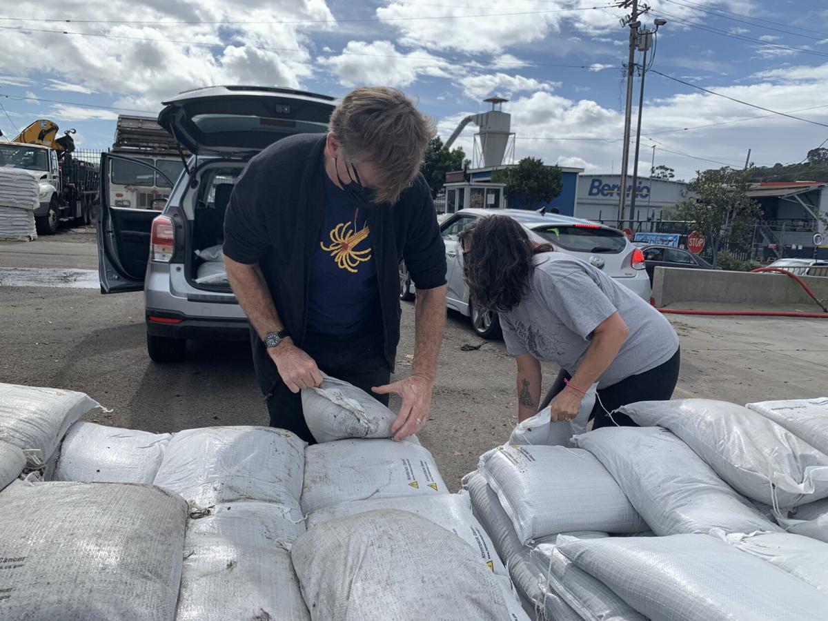 Free sand bags for inclement weather