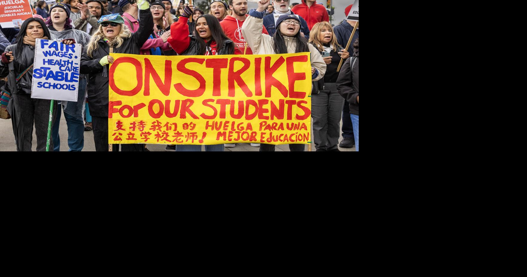 SF teachers strike as district, union work on a new contract ...