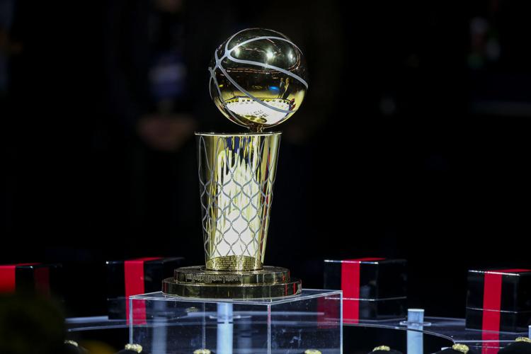 Larry O'Brien NBA Championship Trophy exhibited in China
