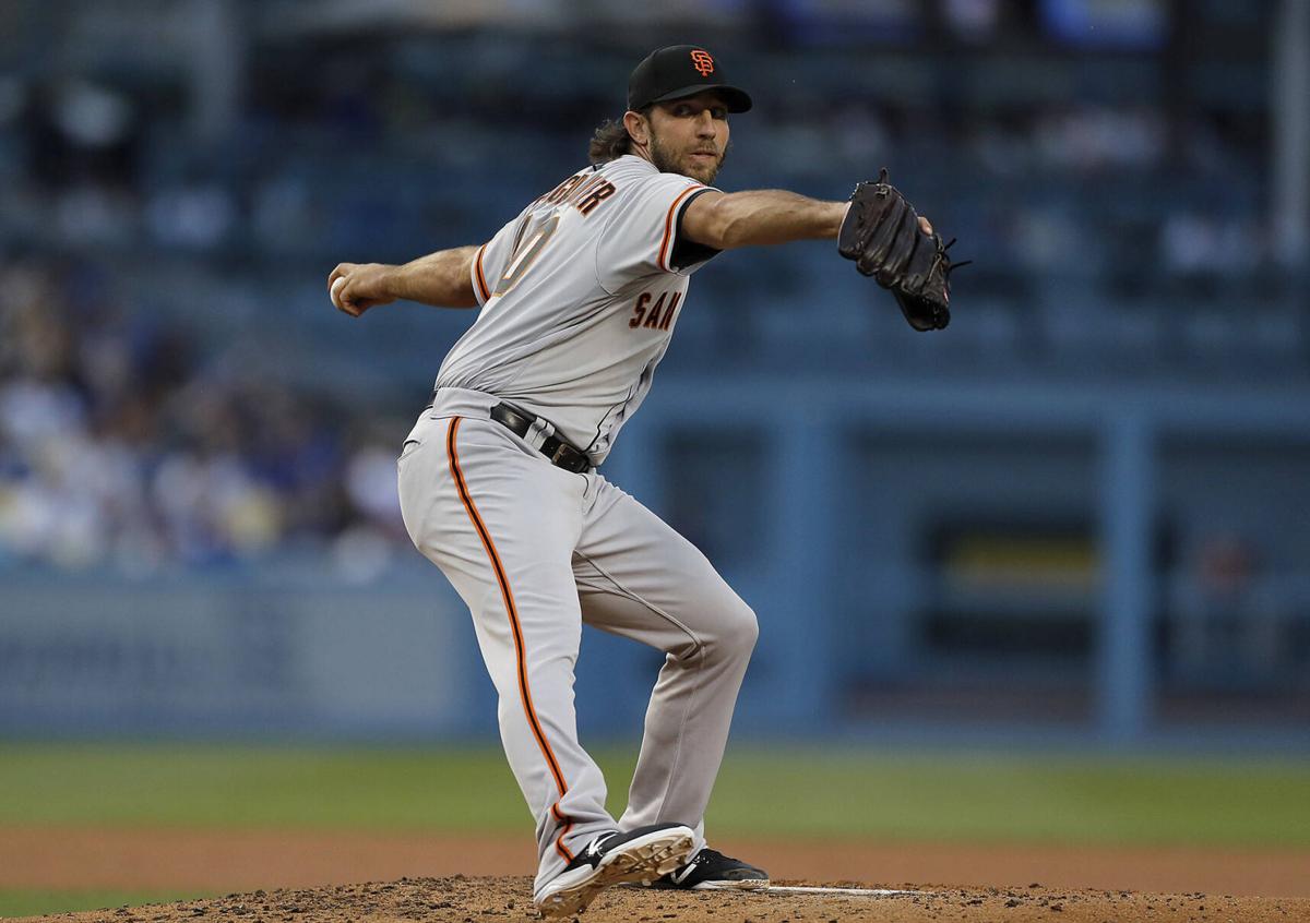 Giants lose 9-8 after Madison Bumgarner knocked out by Max Muncy's