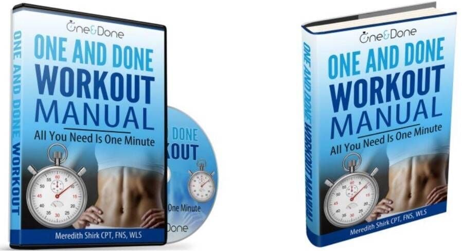 One and Done Workout Reviews – Is Meredith Shirk's Workout Manual PDF  Legit?