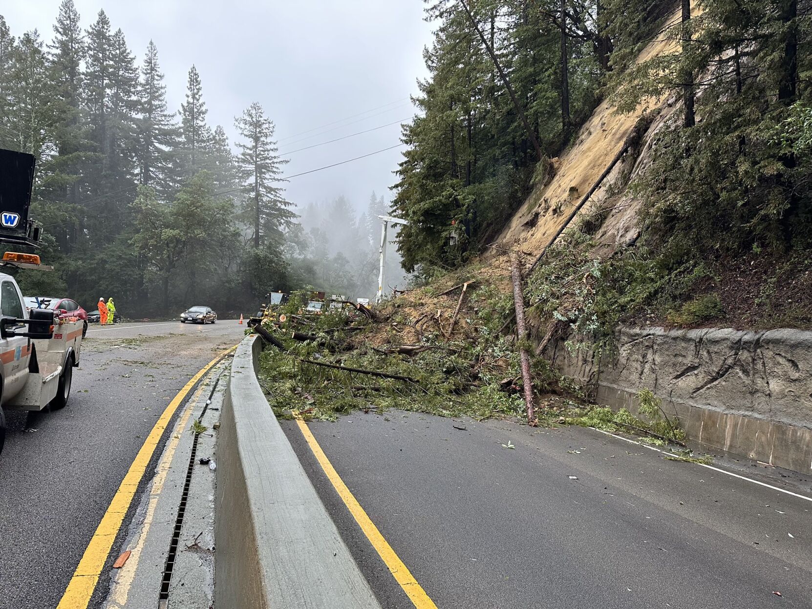 Major highways closed in Santa Cruz county due to storm Climate