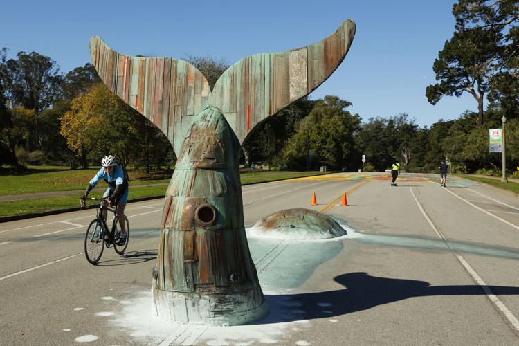 Car-free JFK Drive transformed into art walk as voters decide its fate |  Politics | sfexaminer.com