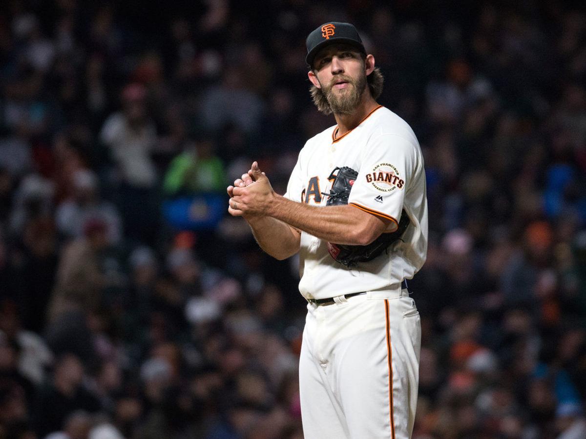 Madison Bumgarner welcomed warmly by Giants fans