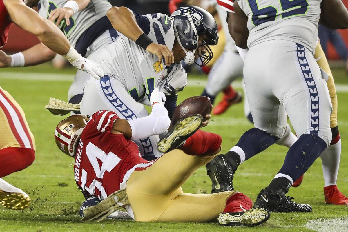 49ers ride 2 George Kittle TDs to down Seahawks on Thursday