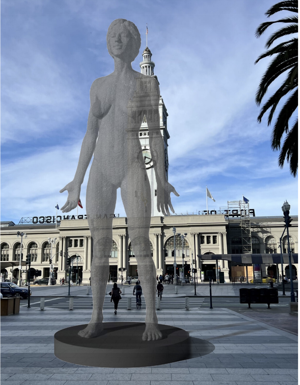 SF arts board okays big nude woman statue on Embarcadero | The City