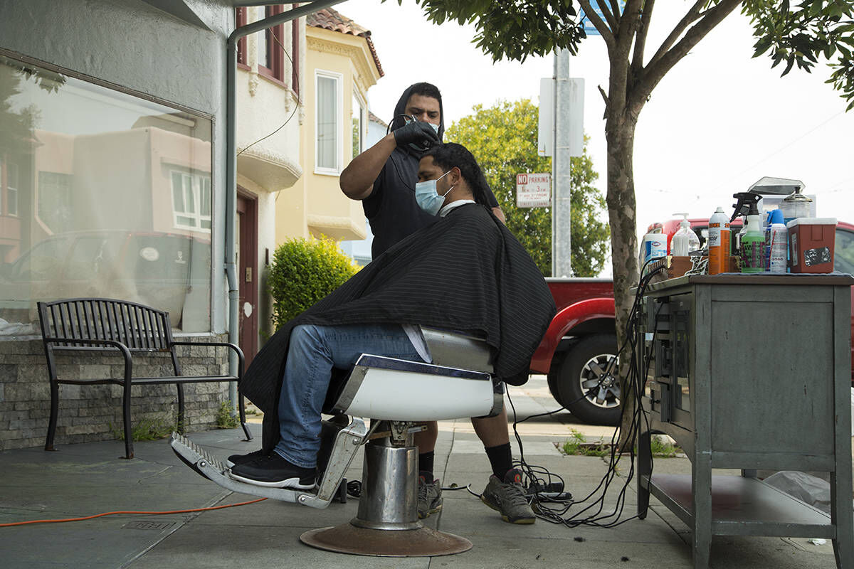 Salons and barbershops take their services outside Archives