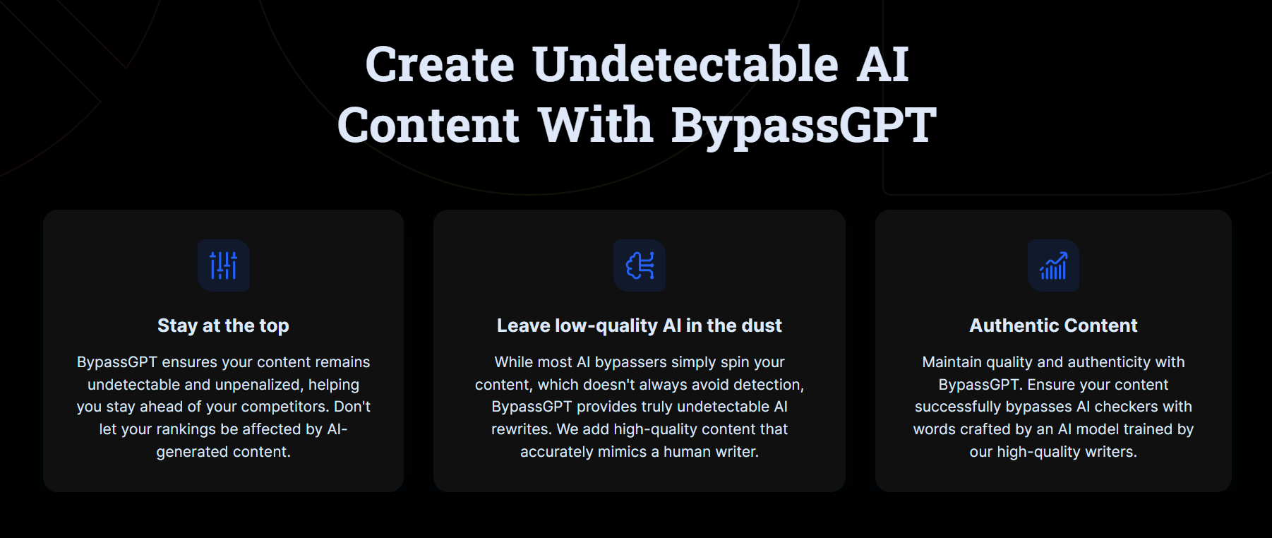 A Comprehensive Review Of BypassGPT: Best Bypass AI Detection Tool ...