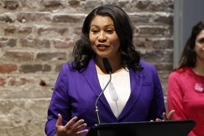 Mayor London Breed speaking about the San Francisco Reproductive Freedom Act