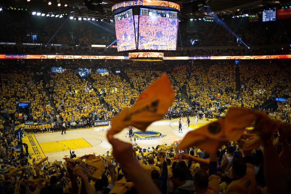 Golden sale state warriors Oakland rally towel