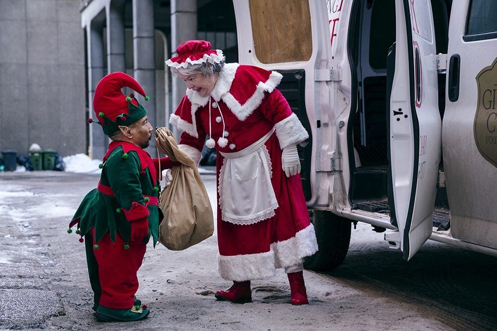 Bad santa clearance elf costume