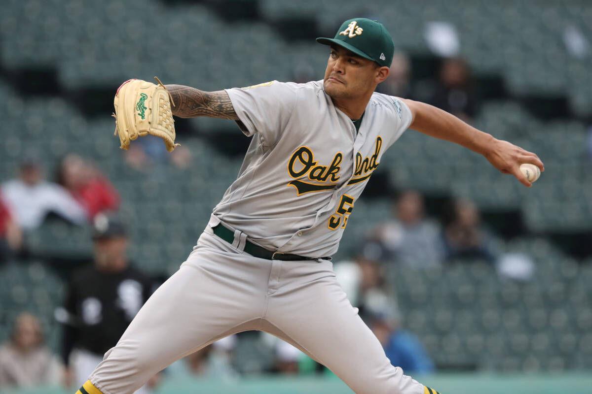 Oakland A's left-handed ace Sean Manaea is aiming for a midseason return  from shoulder surgery, Sports