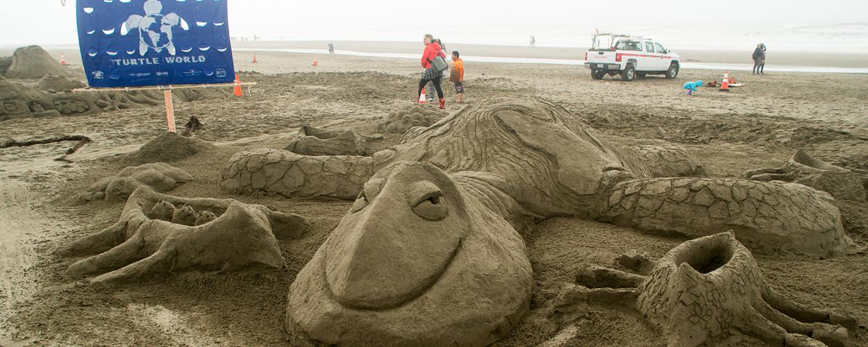 It is a ridiculously short amount of time.' The world's best sand artists  sculpt masterpieces in just 6 hours