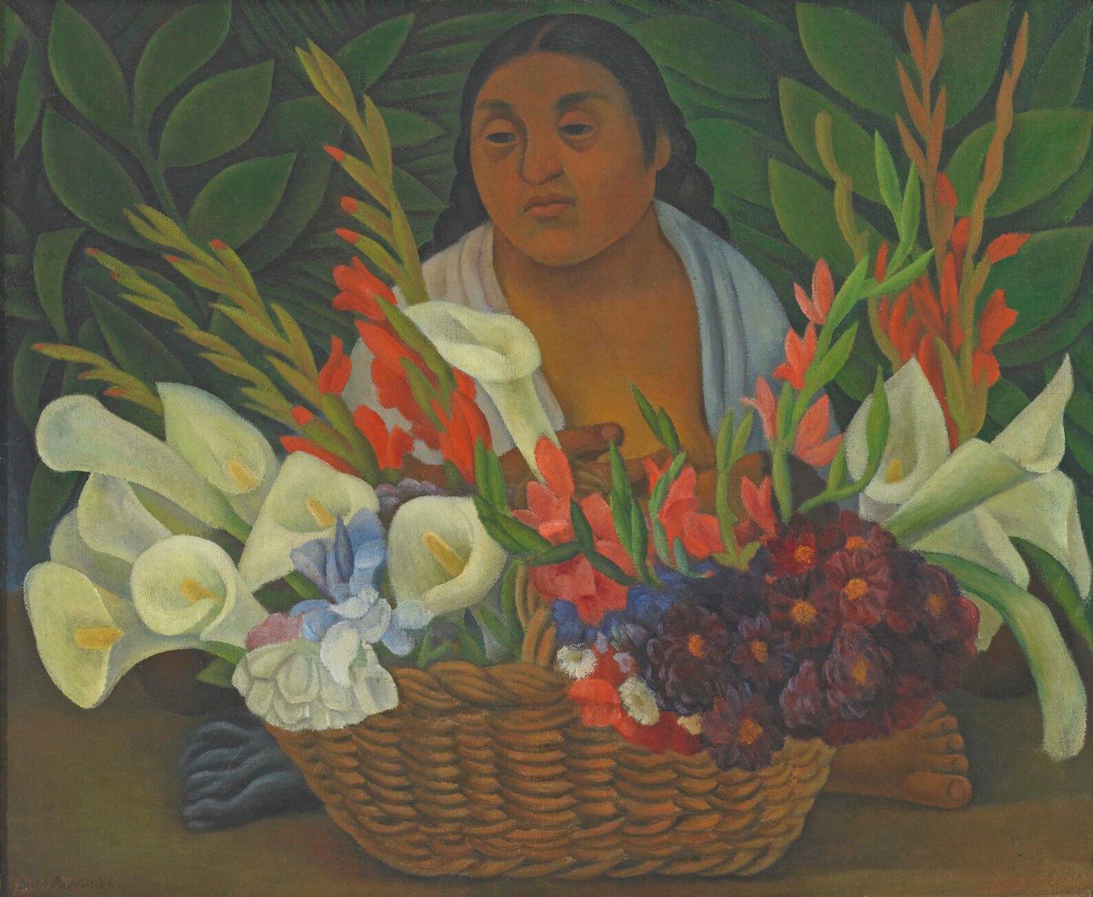 The flower shop seller 1941