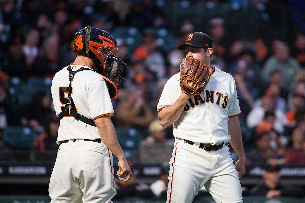 Ty Blach continues to mesmerize Dodgers, but small mistakes add up in  Giants' 10-inning loss - The Athletic