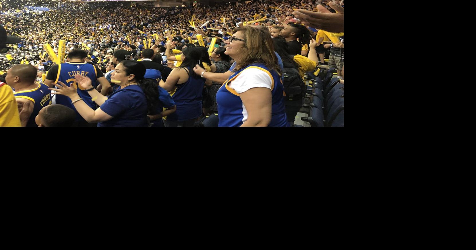 Video: That moment when Warriors fans at Oracle Arena knew Game 5 was ...