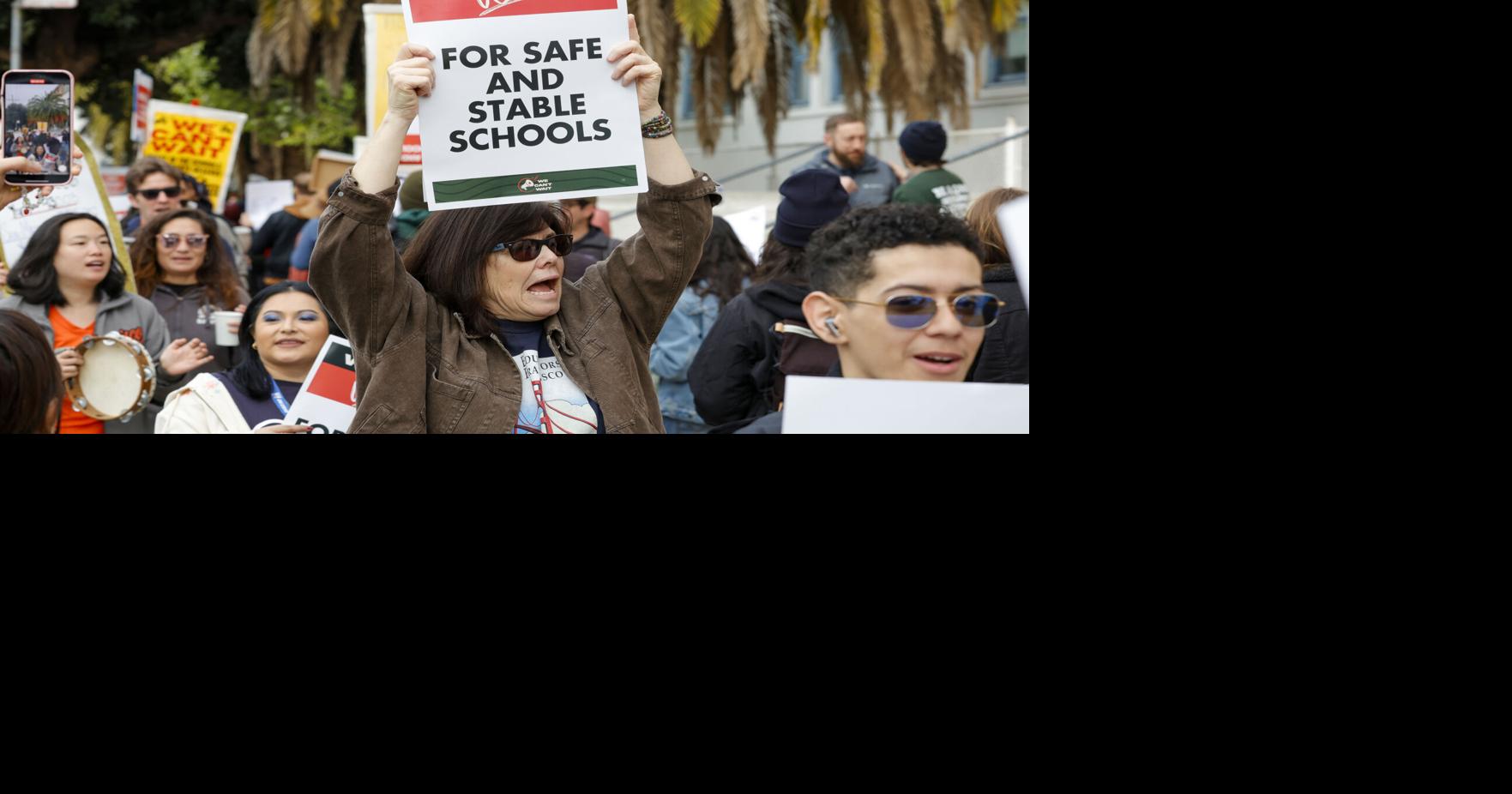 SF teachers strike day 3: Union, district apart in key areas ...