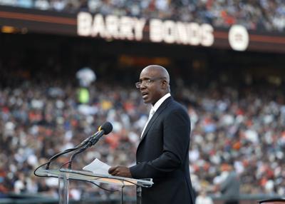 Barry Bonds is human after all, misses father during San Francisco Giants  number retirement ceremony, Sports