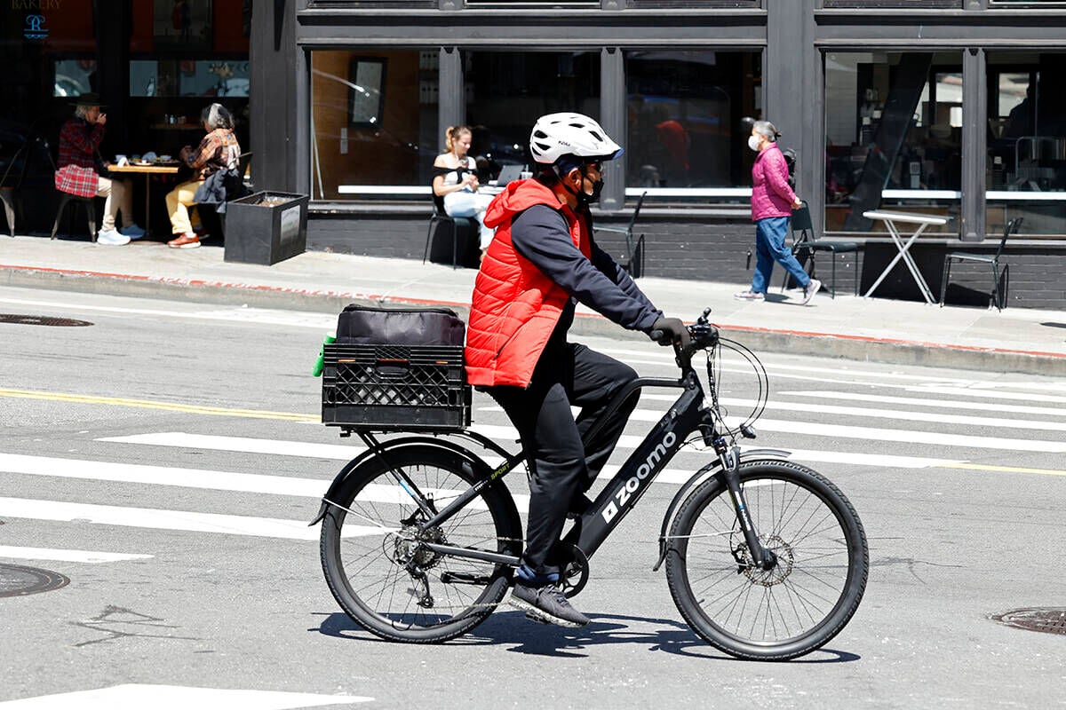 New SF e bike delivery program gives riders jobs free bikes The