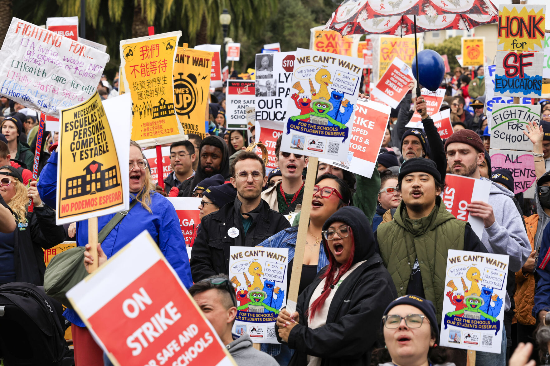 SF teachers strike as district, union work on a new contract ...