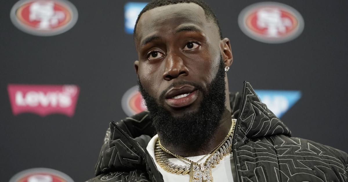 Charles Omenihu, 49ers player arrested, likely plays Eagles 49ers