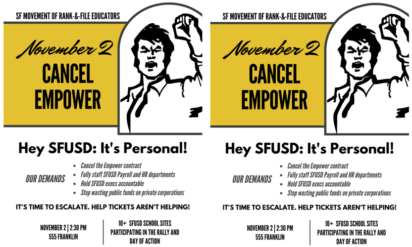 SFUSD teachers rally against Empower payroll software contract | San ...