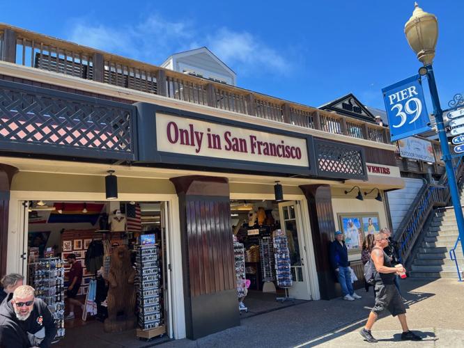 SAN FRANCISCO - APR 2, 2018: Visitors Flock To Pier 39 At San