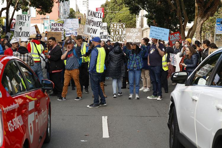 SFUSD teachers rally against Empower payroll software contract | San ...