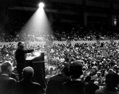 Martin Luther King, Jr.  at Cow Palace