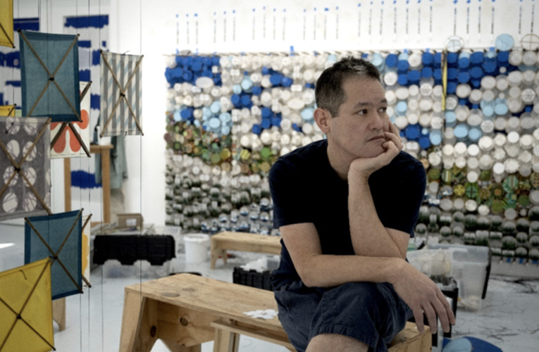 絵画　M. Martino パッショネイトドリーム Jacob Hashimoto installation fills SFMOMA with kite canopy