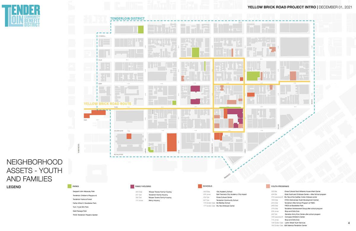 A 17-block 'Yellow Brick Road' is coming to the Tenderloin