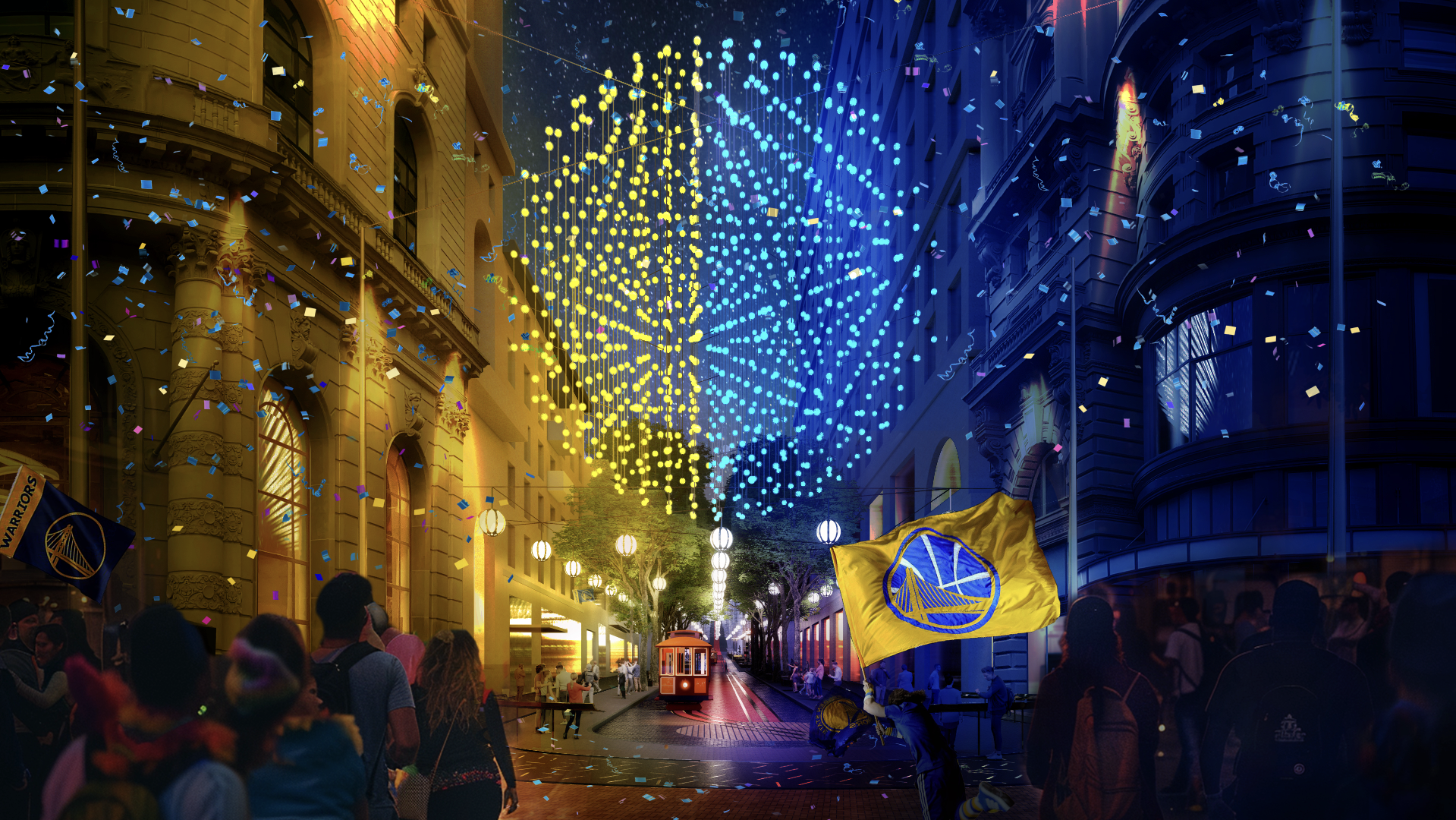 Powell Street Revamp Plan Includes Color-changing Chandelier | Business ...