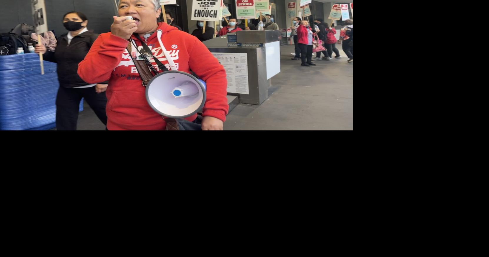 1K SFO food service workers on strike for better wages Business