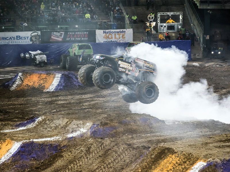 Giant wheels, screaming fans: Monster Jam makes a pit stop in