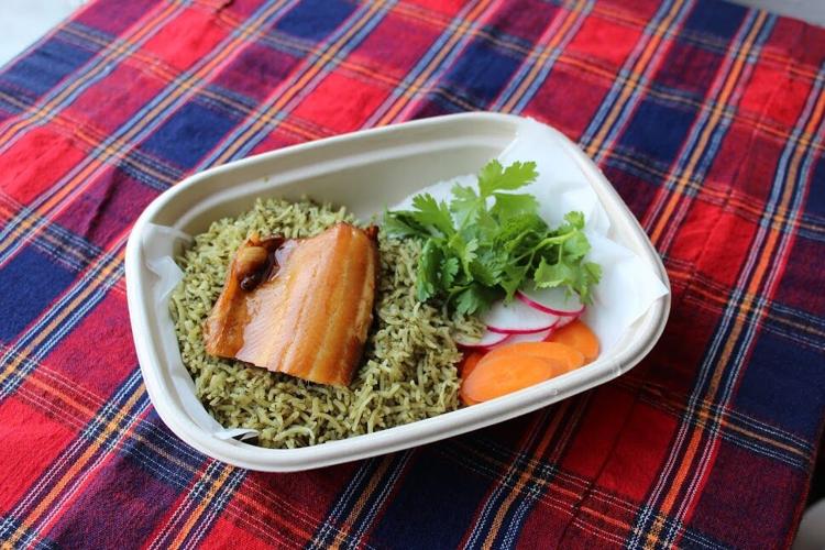 herb rice with trout (1)