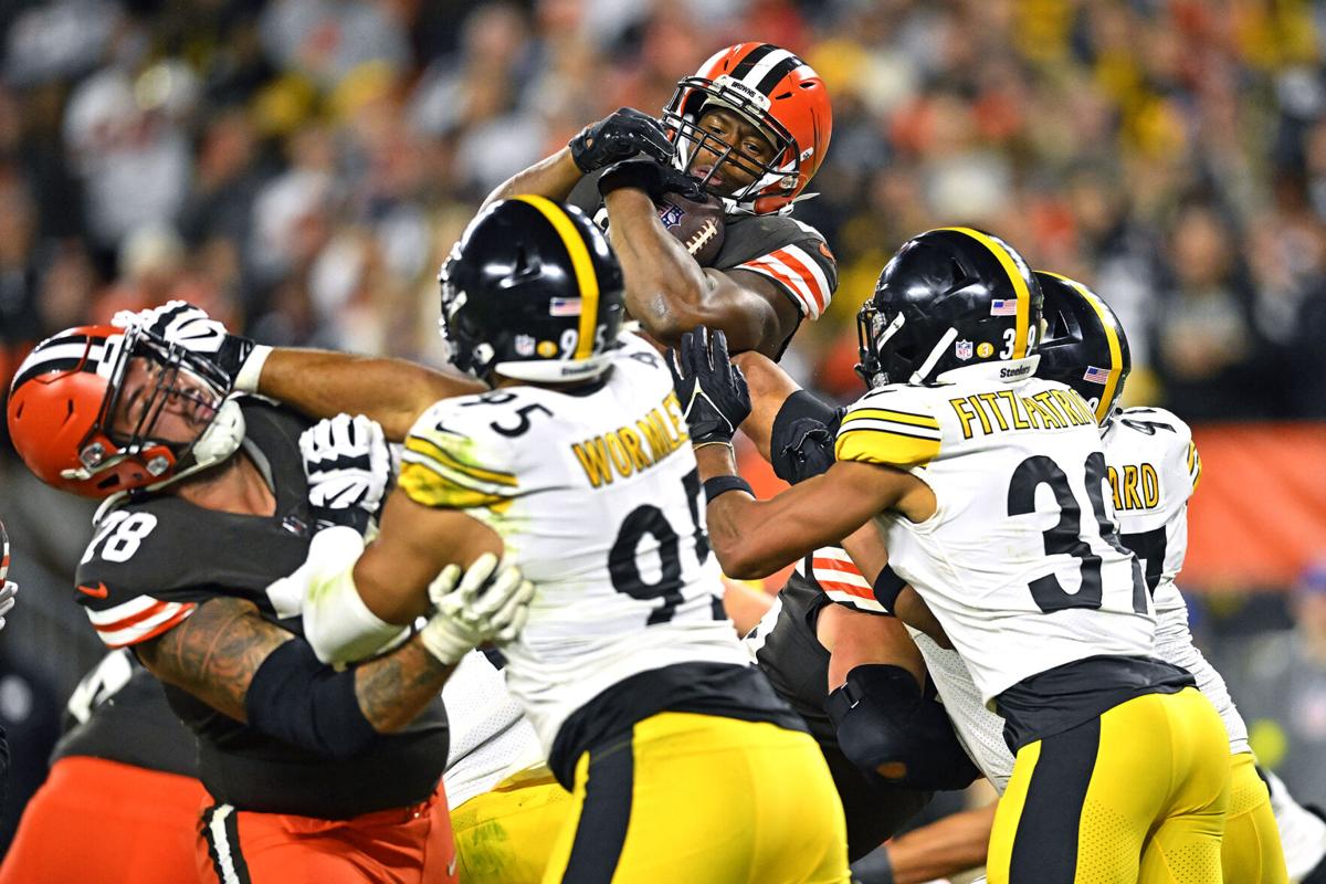 Browns: Denzel Ward picks off Falcons QB Marcus Mariota