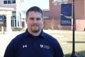 Thiel, football coach Bauman agree to part ways