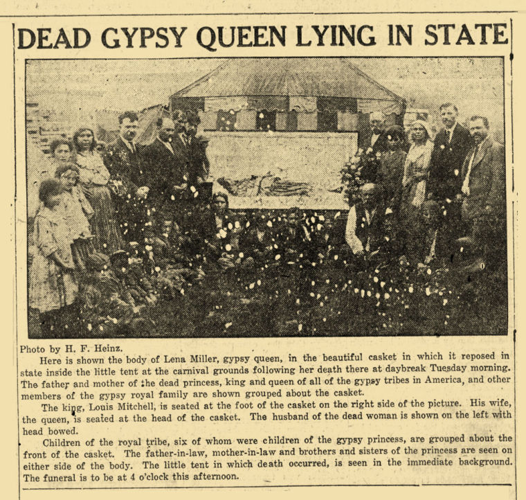 Royalty among us Gypsy queen lies in unassuming grave at Oakwood