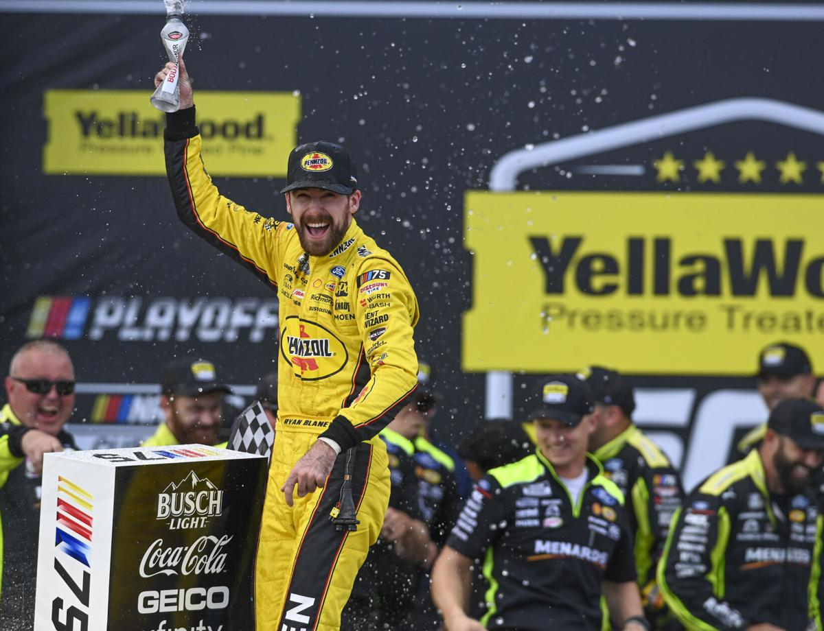 Blaney wins at Talladega to advance in NASCAR playoffs; Harvick  disqualified after race | Sports | sharonherald.com