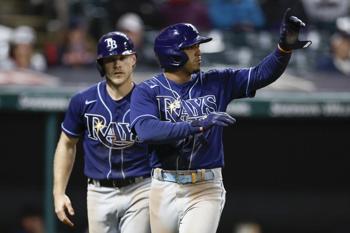 Video: Watch Rays' Jose Siri score from second on grounder to pitcher