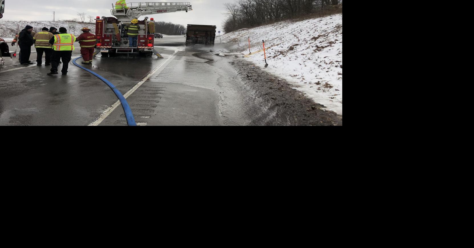 Truck fire forces I-376 ramp closure | News | sharonherald.com
