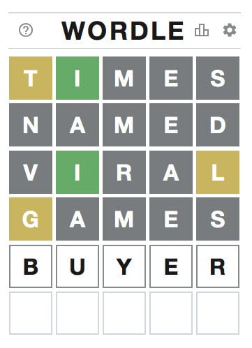 New Games - Wordle NYT